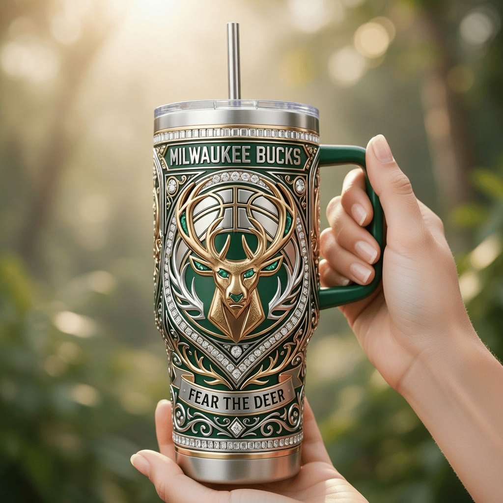 MLKBB 40oz Tumbler With Handle PDL