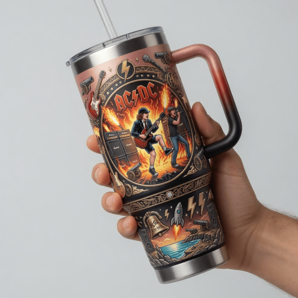 Premium ACD 40oz Tumbler With Handle TNSM