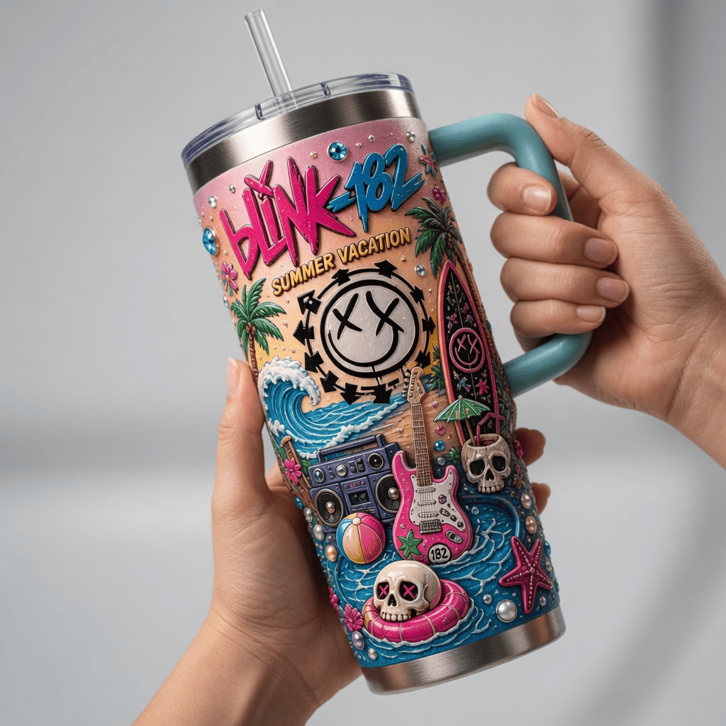 Premium BLIK 40oz Tumbler With Handle TNSM