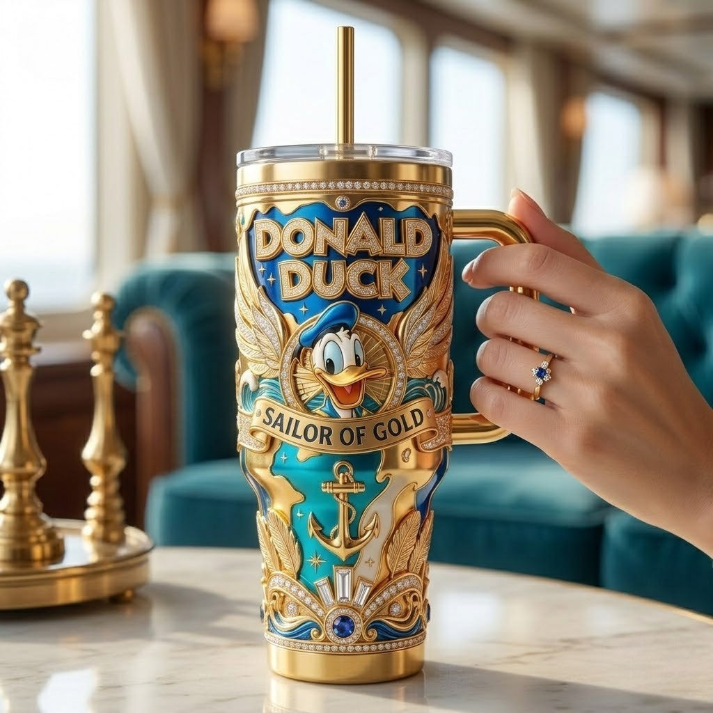 Premium DND 40oz Tumbler With Handle PDL
