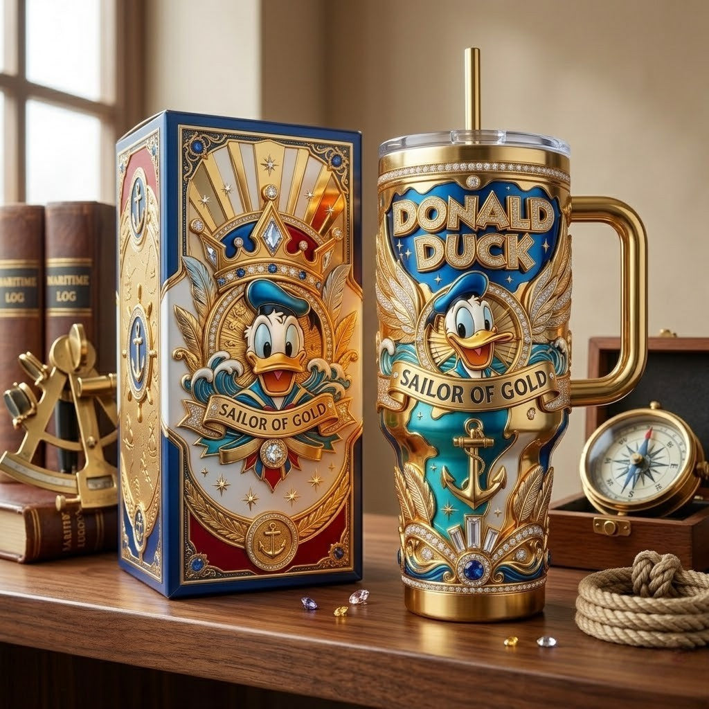 Premium DND 40oz Tumbler With Handle PDL